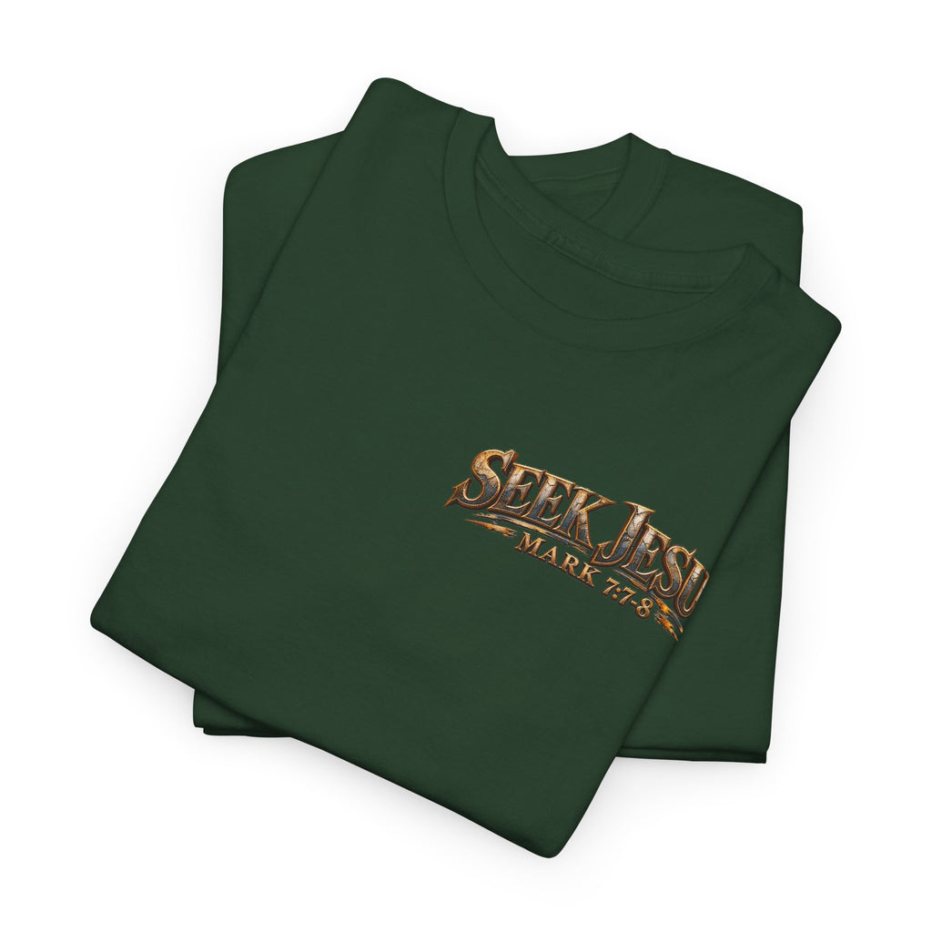 Ask and Seek Christian Scripture T-Shirt