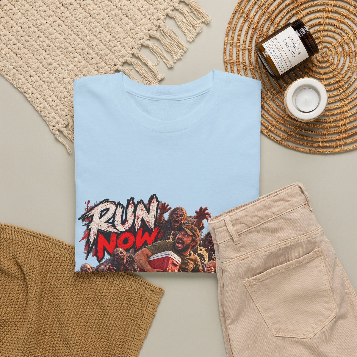 Run Now, Beer Later Zombie Run T-Shirt