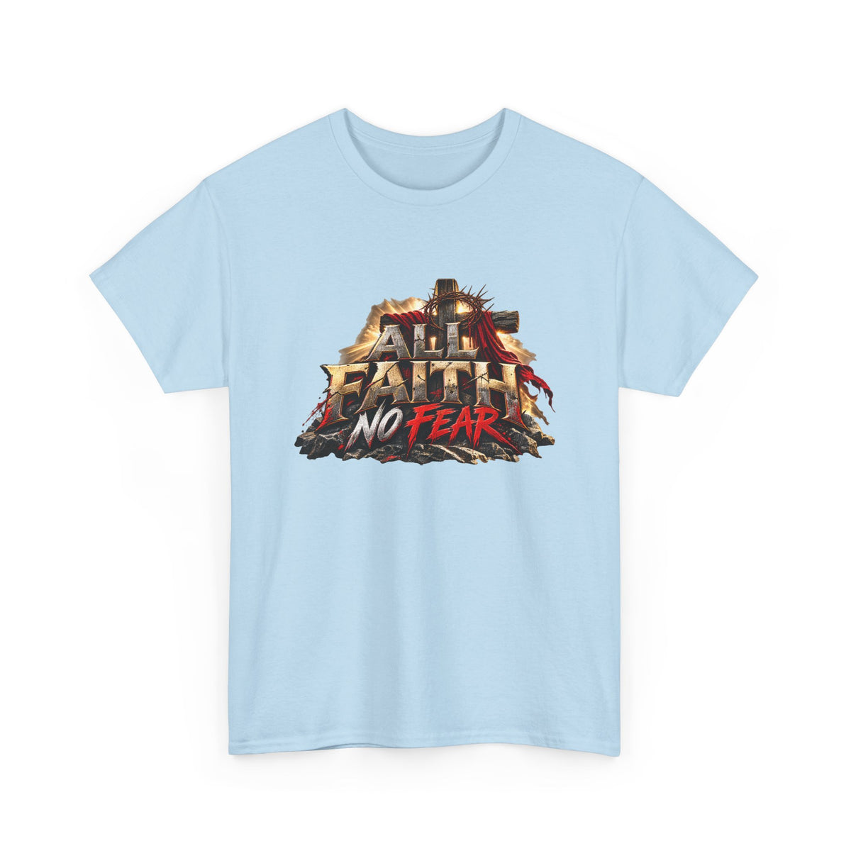 Faith No Fear Christian Graphic T-Shirt