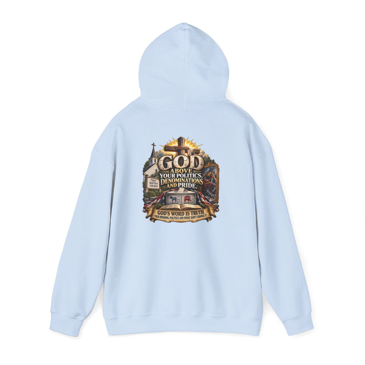 We Follow Jesus Christian Faith Hoodie
