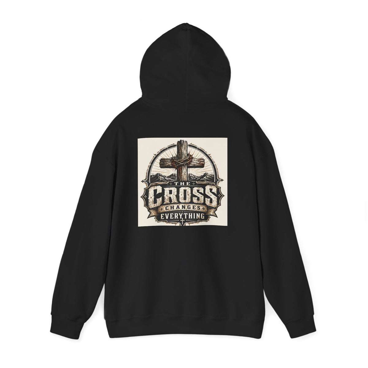 Christian In Progress Hoodie | Cross Changes Everything Christian Hoodie