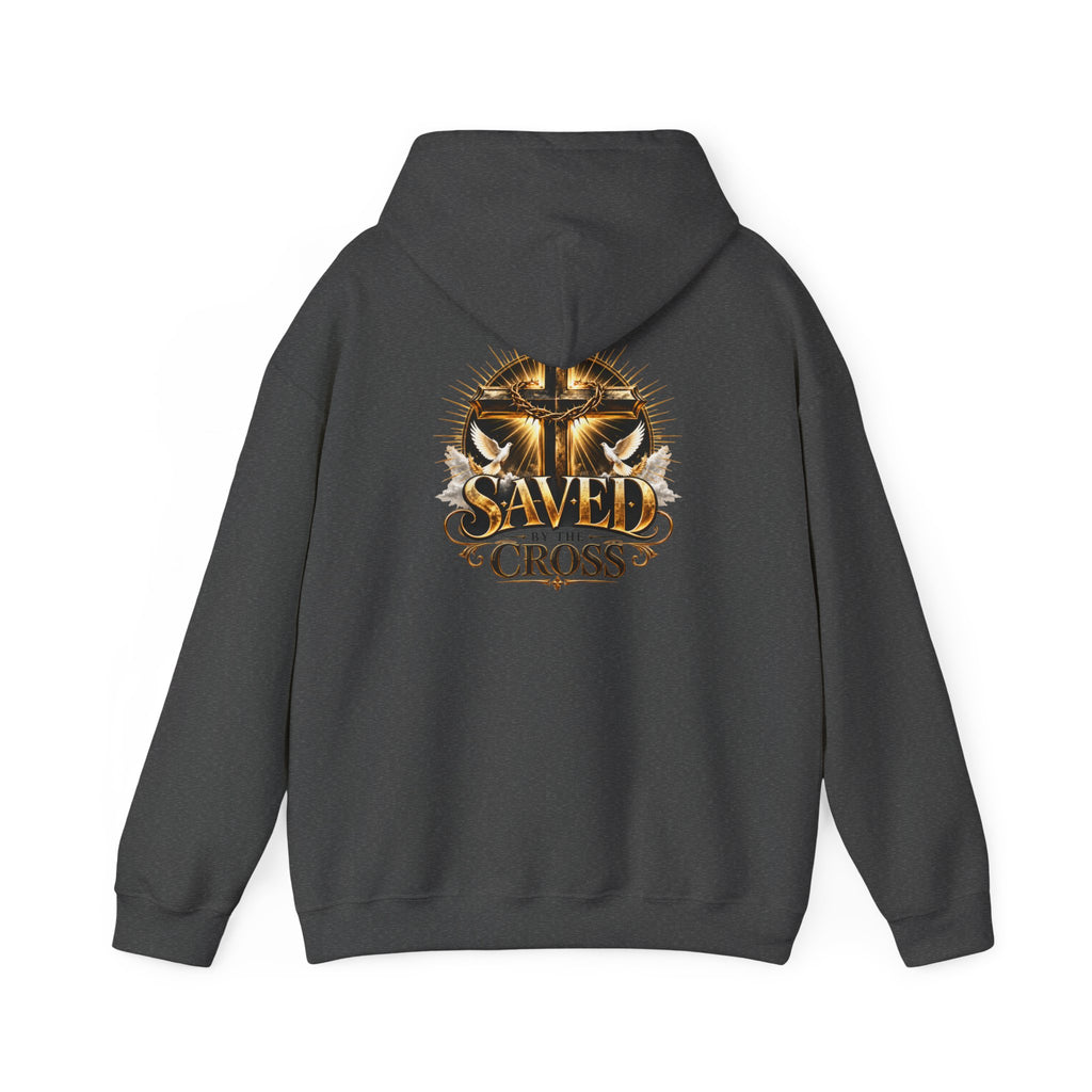 Faith Over Fear Christian Hoodie – Faithful Savior Cross Design