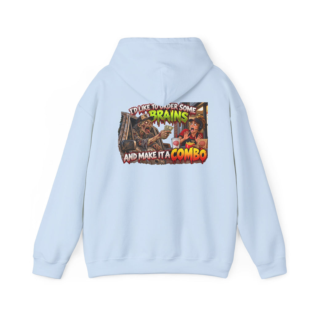 Brains Combo Meal — Officially Undead Zombie Hoodie