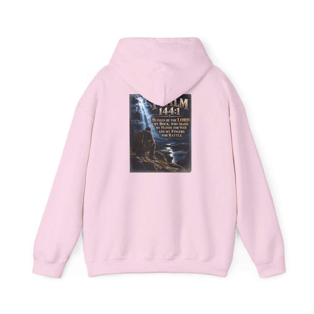 Psalm 144:1 Christian Scripture Hoodie