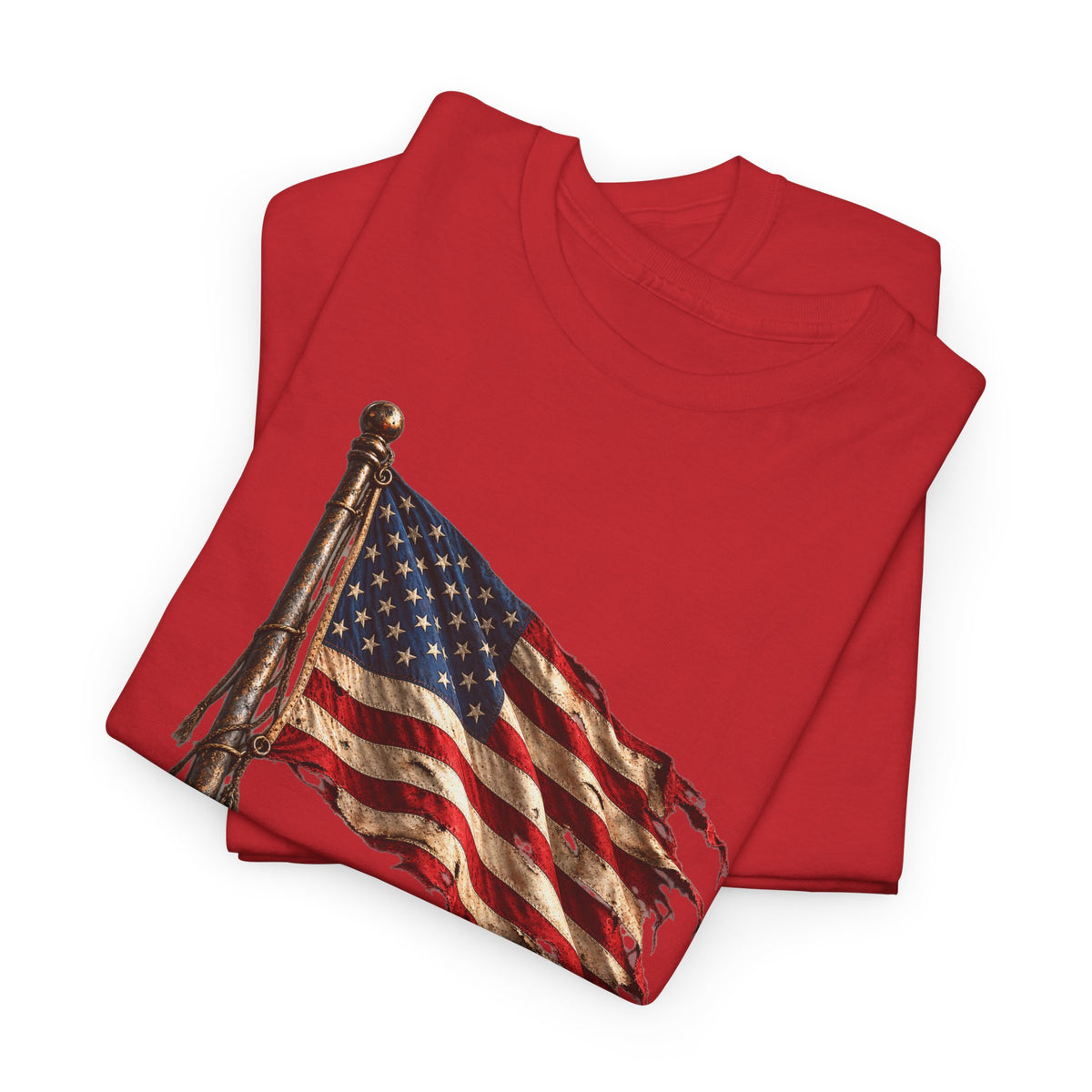 Still Standing American Flag T-Shirt