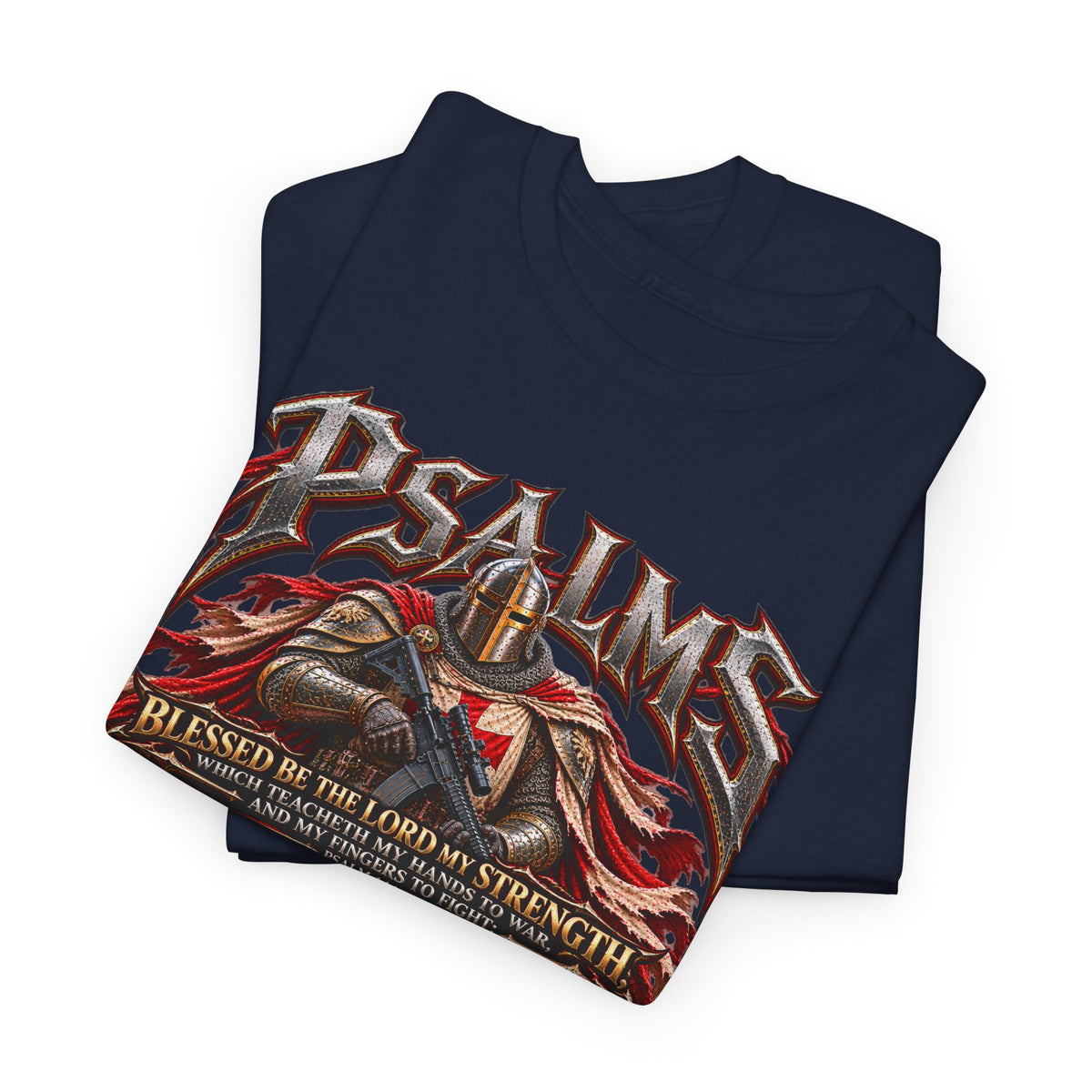Psalm 144 Christian Warrior T-Shirt