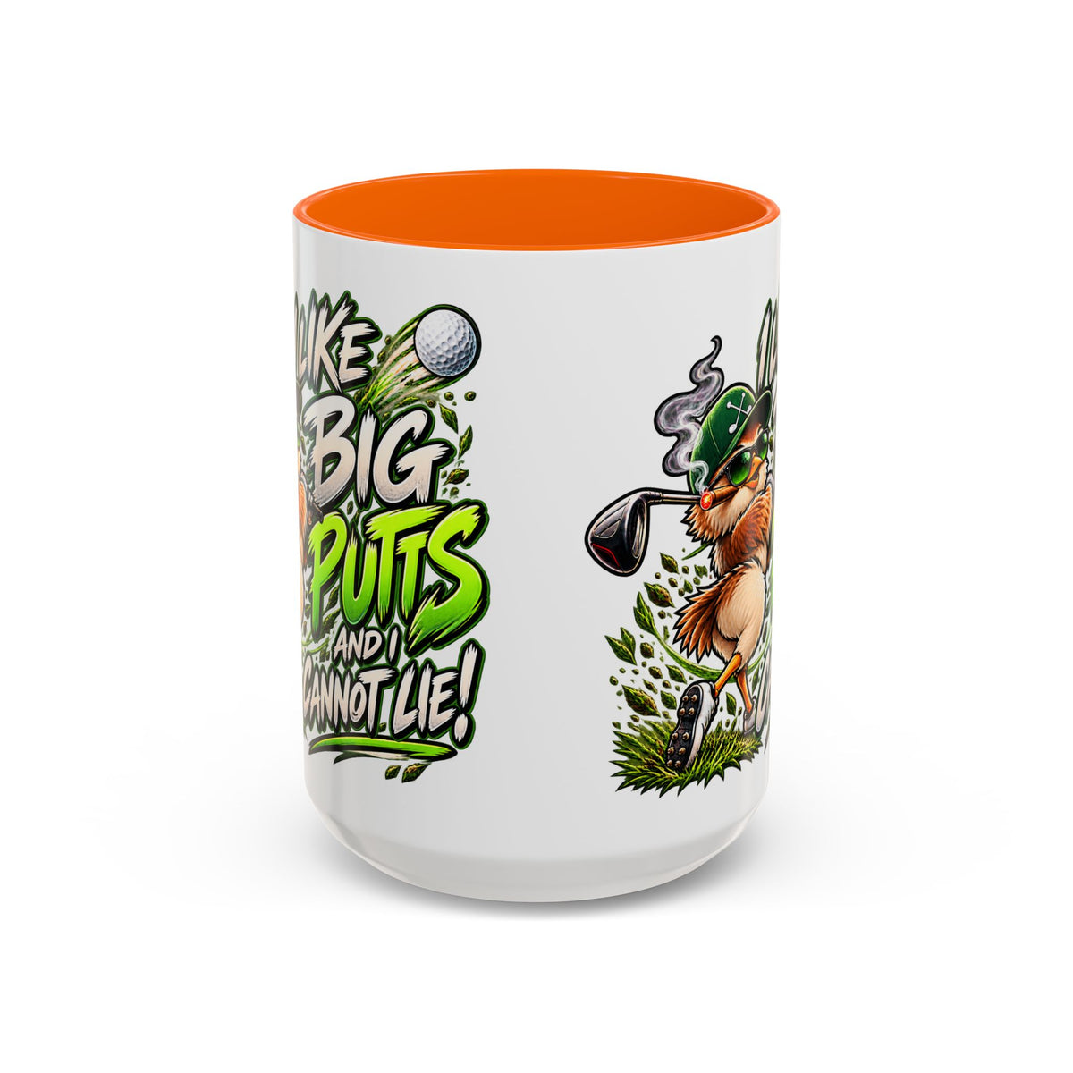 Golf Mug – “I Like Big Putt and I Cannot Lie” Golfer Gift