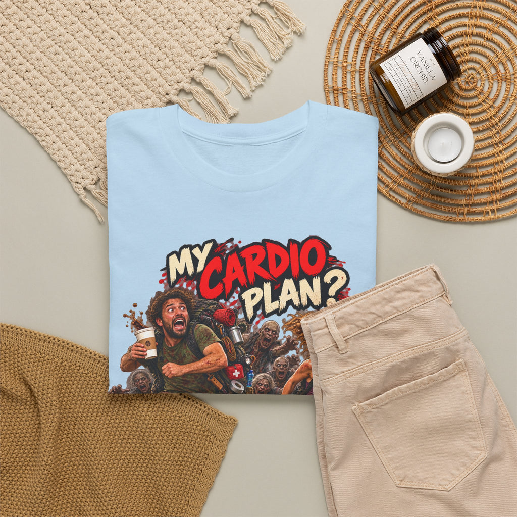My Cardio Plan Running From Zombies Halloween T-Shirt