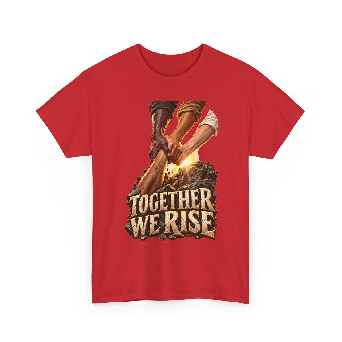 Together We Rise Inspirational Unity T-Shirt