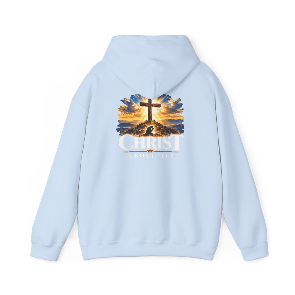 Christian Cross Sunset Faith Hoodie