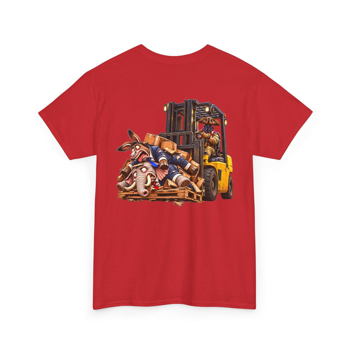 We the People Are Done — Forklift Political Satire T-Shirt