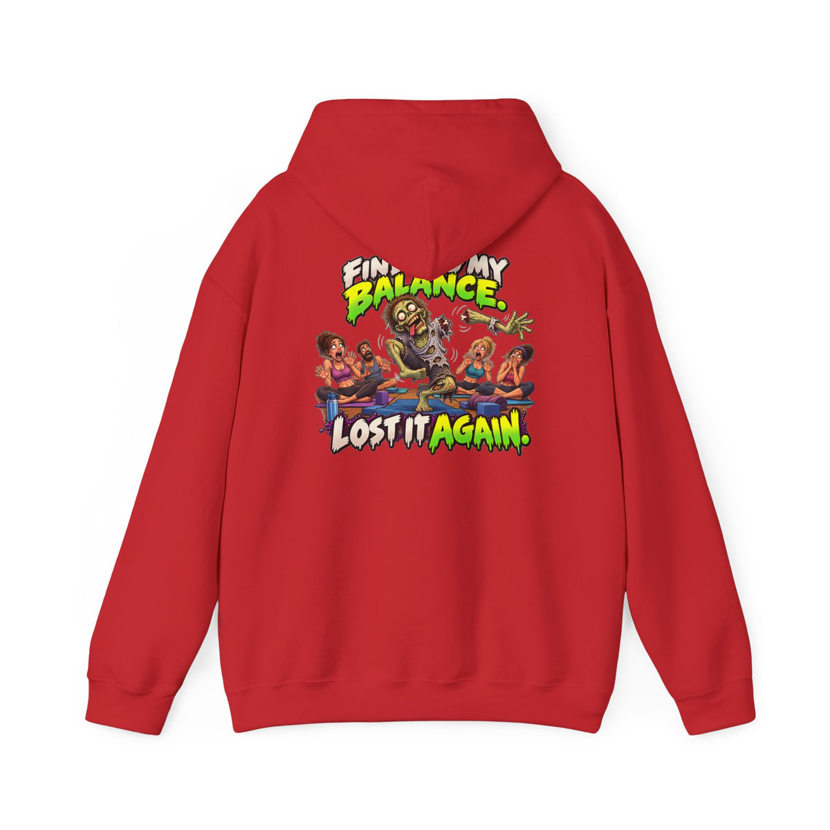 Finding My Balance — Officially Undead Zombie Hoodie