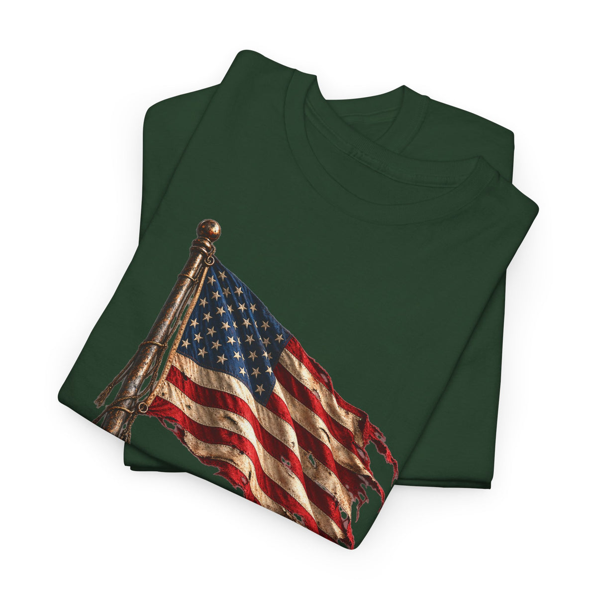 Still Standing American Flag T-Shirt