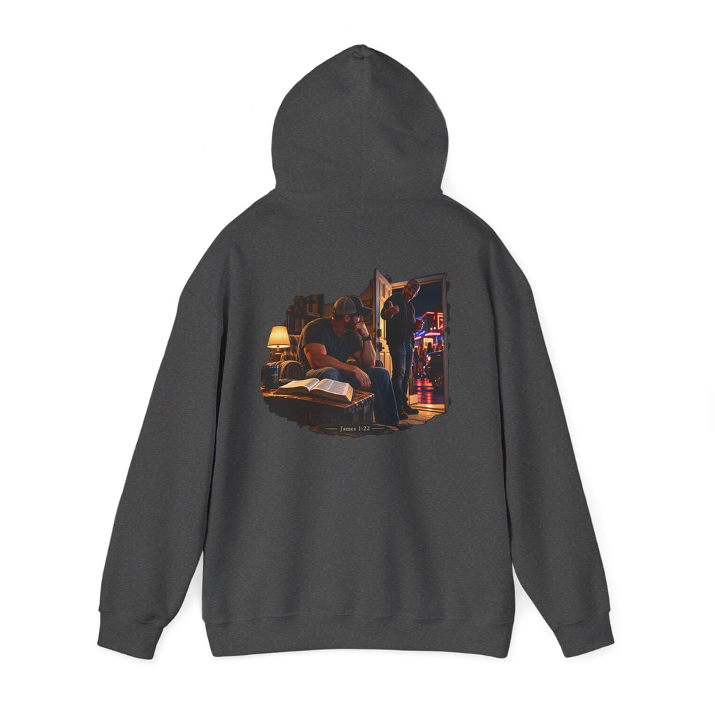 Faith at the Crossroads Christian Graphic Hoodie