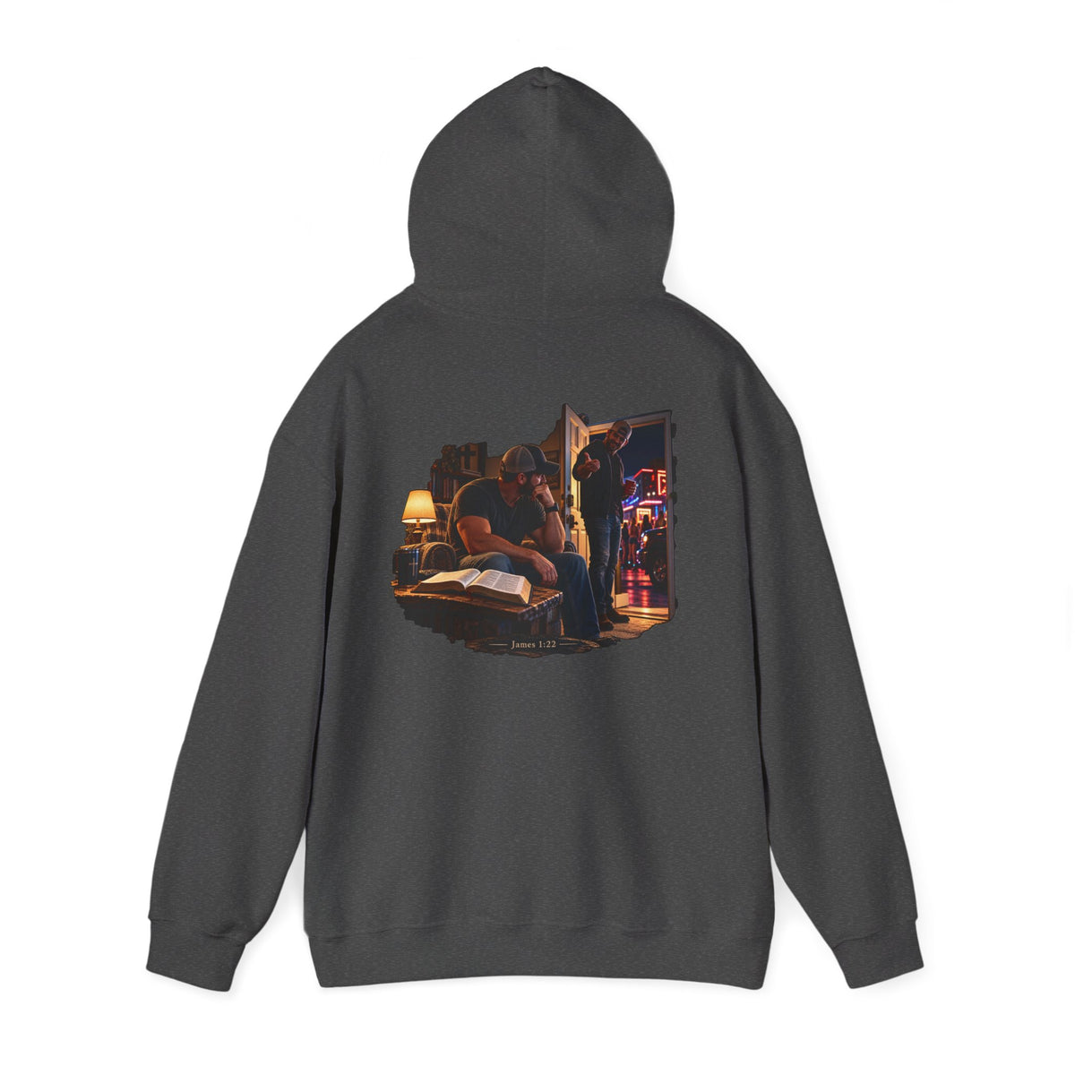 Faith at the Crossroads Christian Graphic Hoodie
