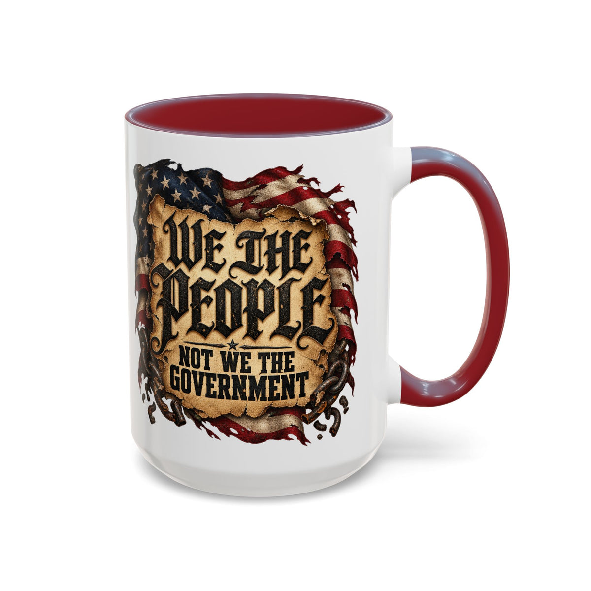 We the People Not We the Government Patriotic Coffee Mug