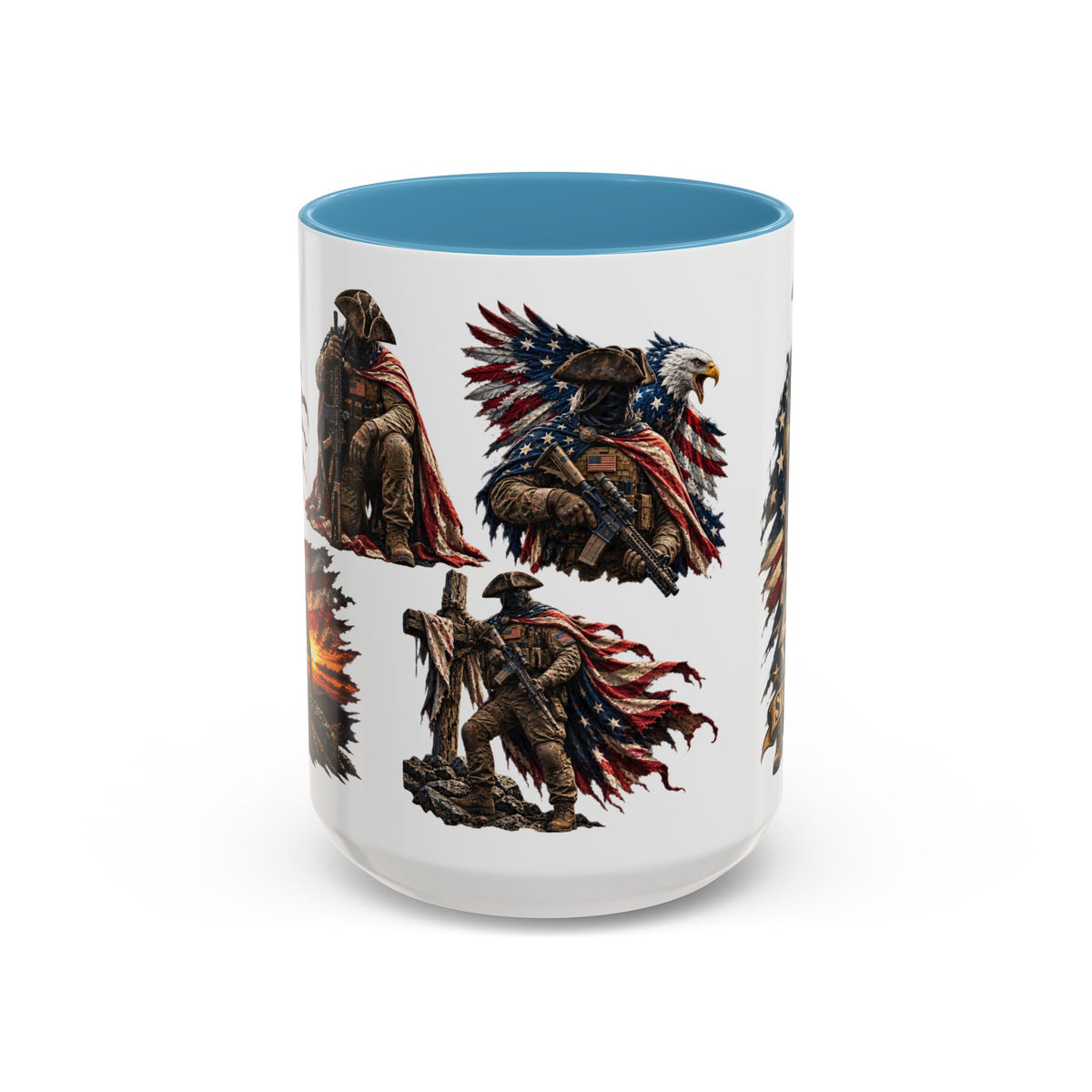 Patriotic Western Warrior Coffee Mug
