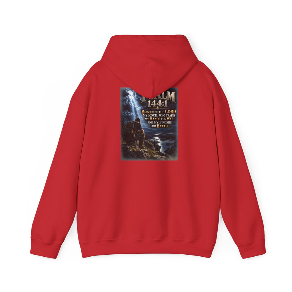 Psalm 144:1 Christian Scripture Hoodie