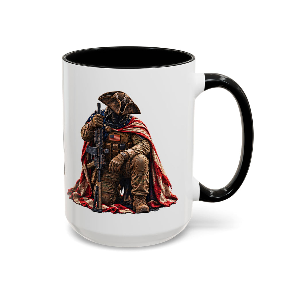 15oz Coffee Mug – Patriotic Veteran Memorial Design