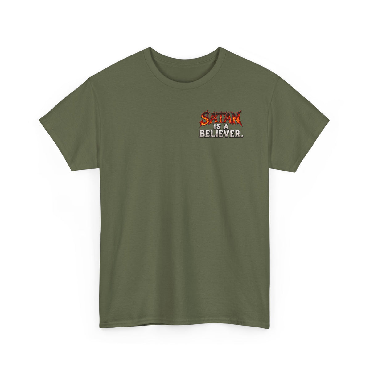 Don't Confuse Believing God with Following God Graphic T-Shirt