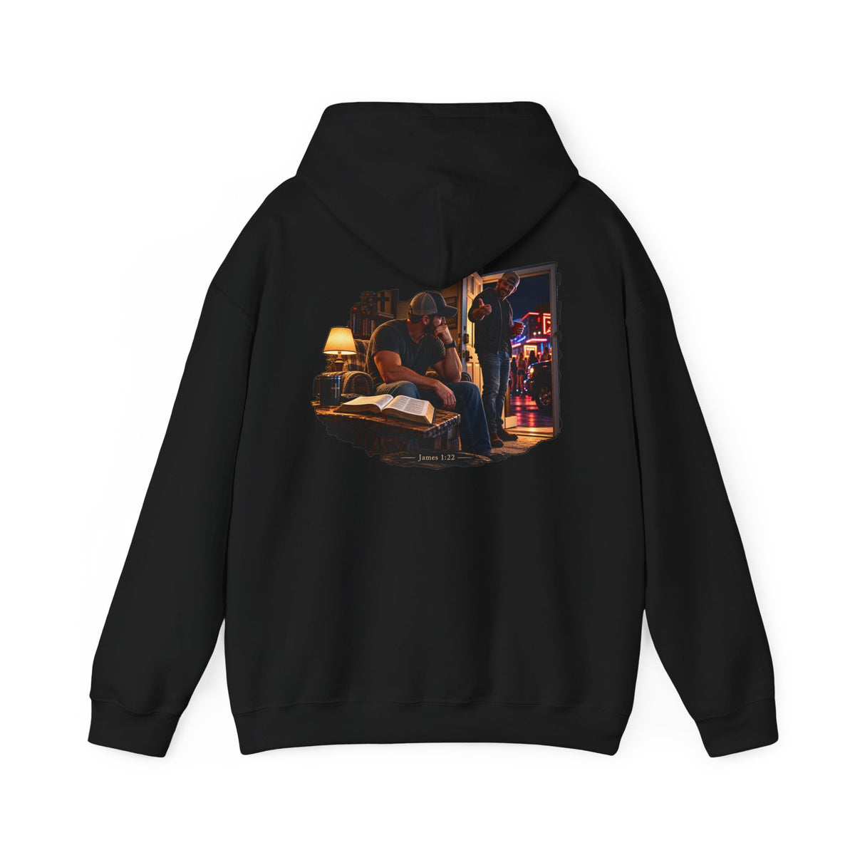 Faith at the Crossroads Christian Graphic Hoodie