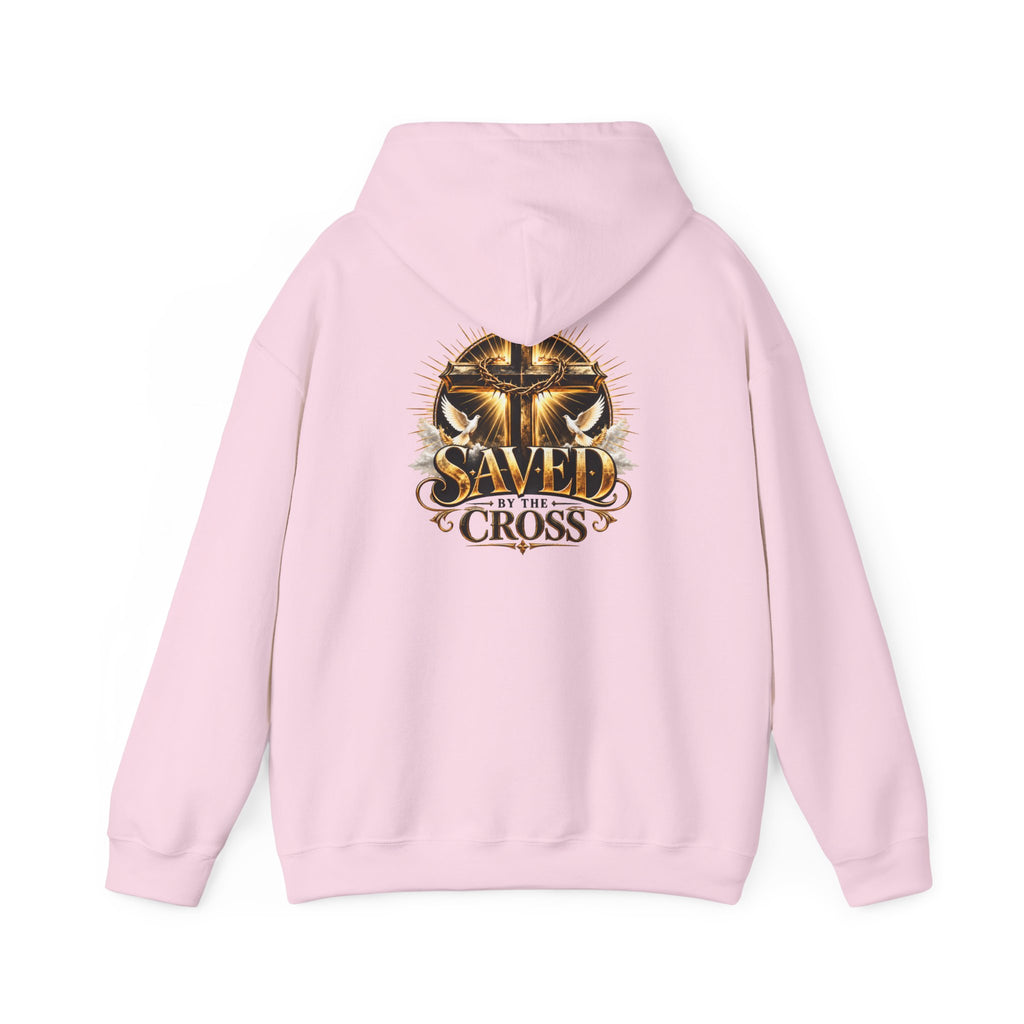 Faith Over Fear Christian Hoodie – Faithful Savior Cross Design