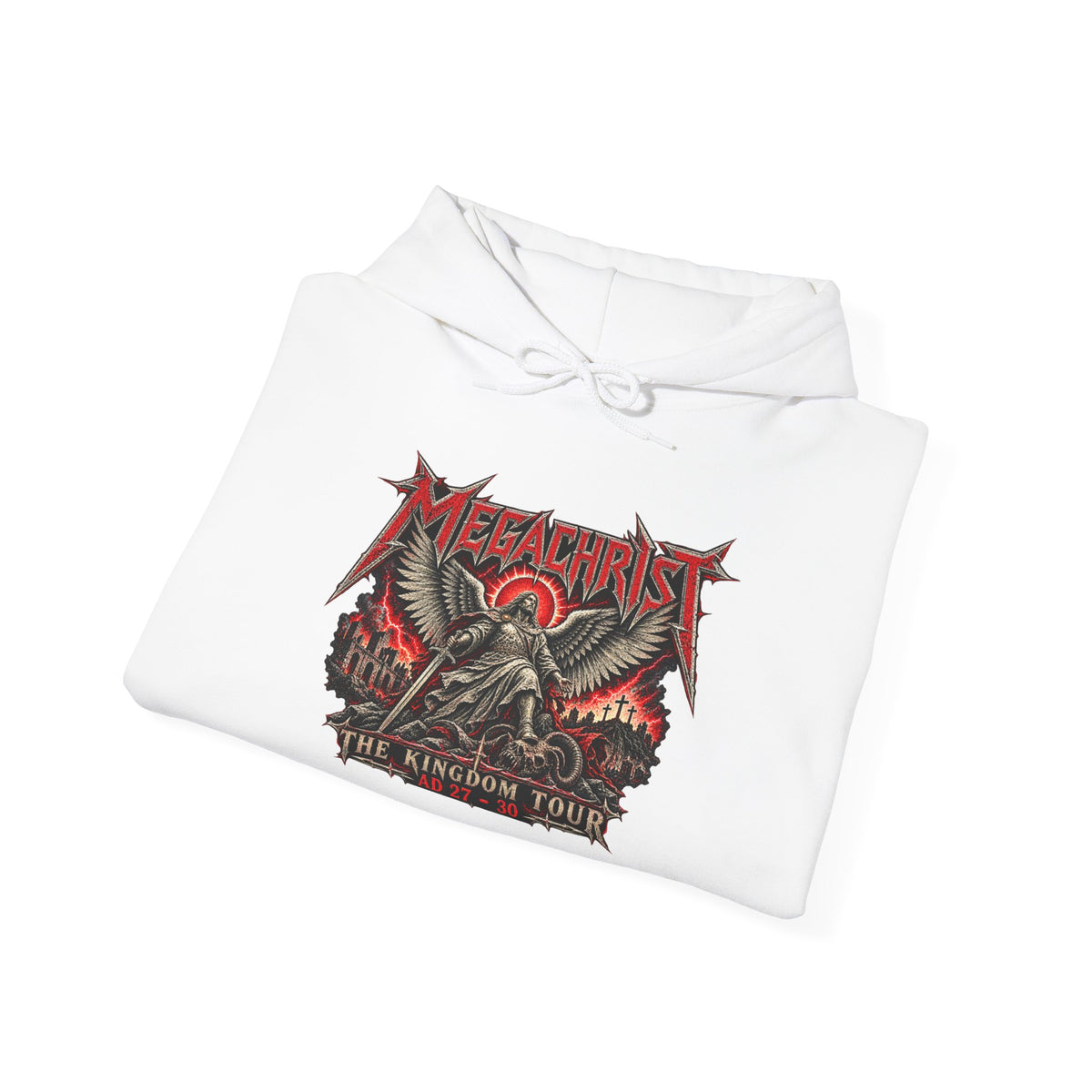 Megachrist The Kingdom Tour Christian Graphic Hoodie