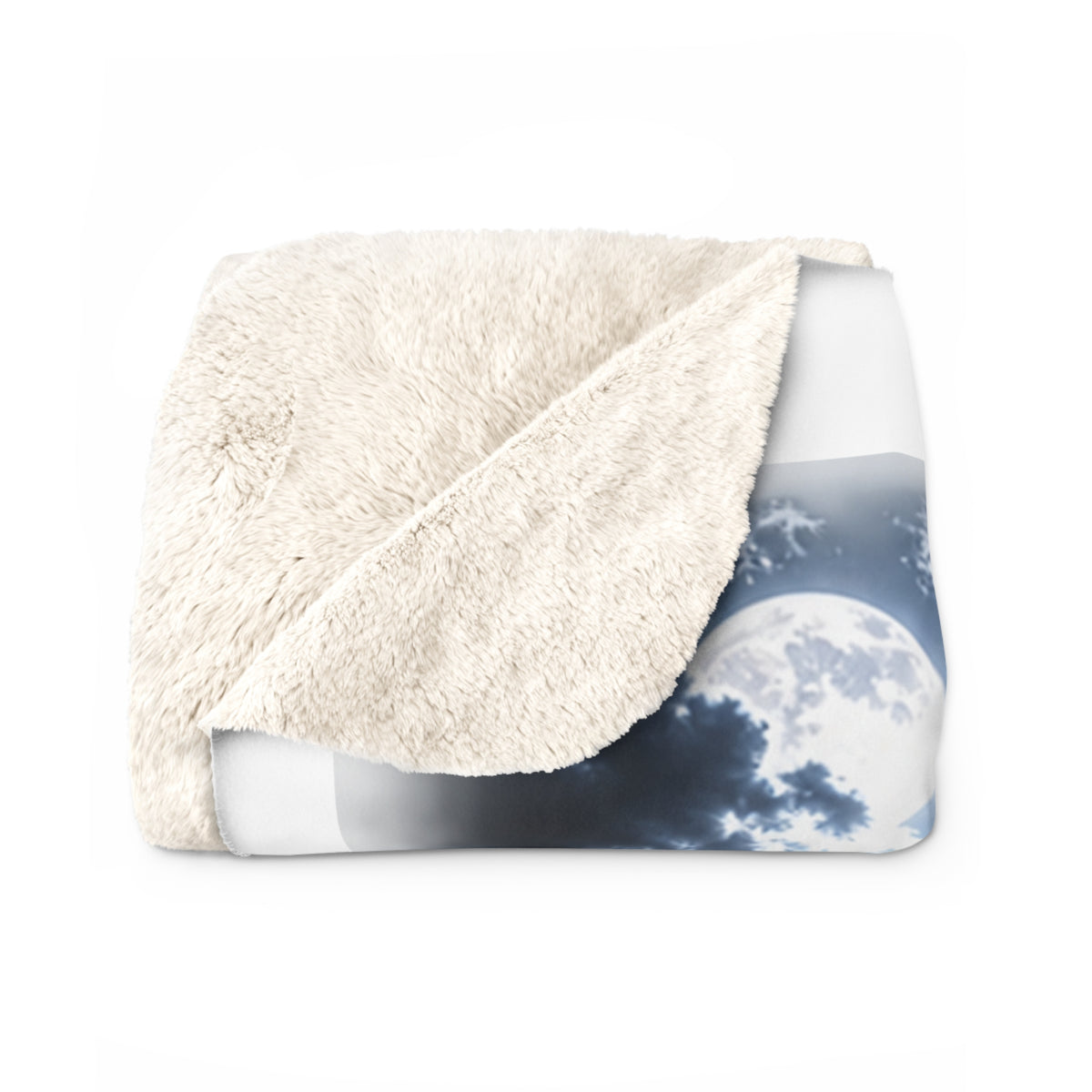 Psalm 144:1 Christian Sherpa Fleece Blanket – Blessed Be the Lord