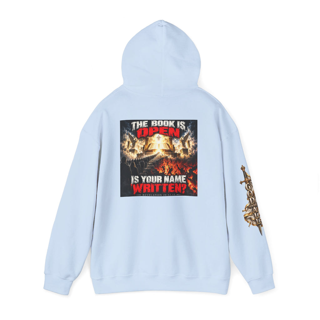 Christian Metal Hoodie - "One God, One Salvation" Graphic Pullover