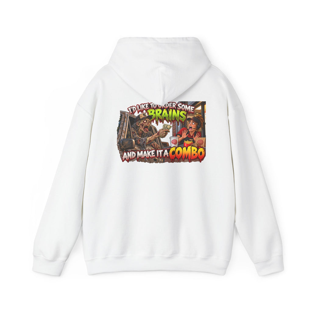 Brains Combo Meal — Officially Undead Zombie Hoodie