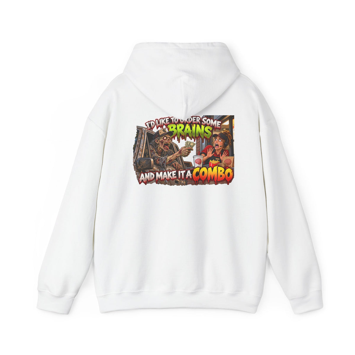 Officially Undead Funny Zombie Graphic Hoodie