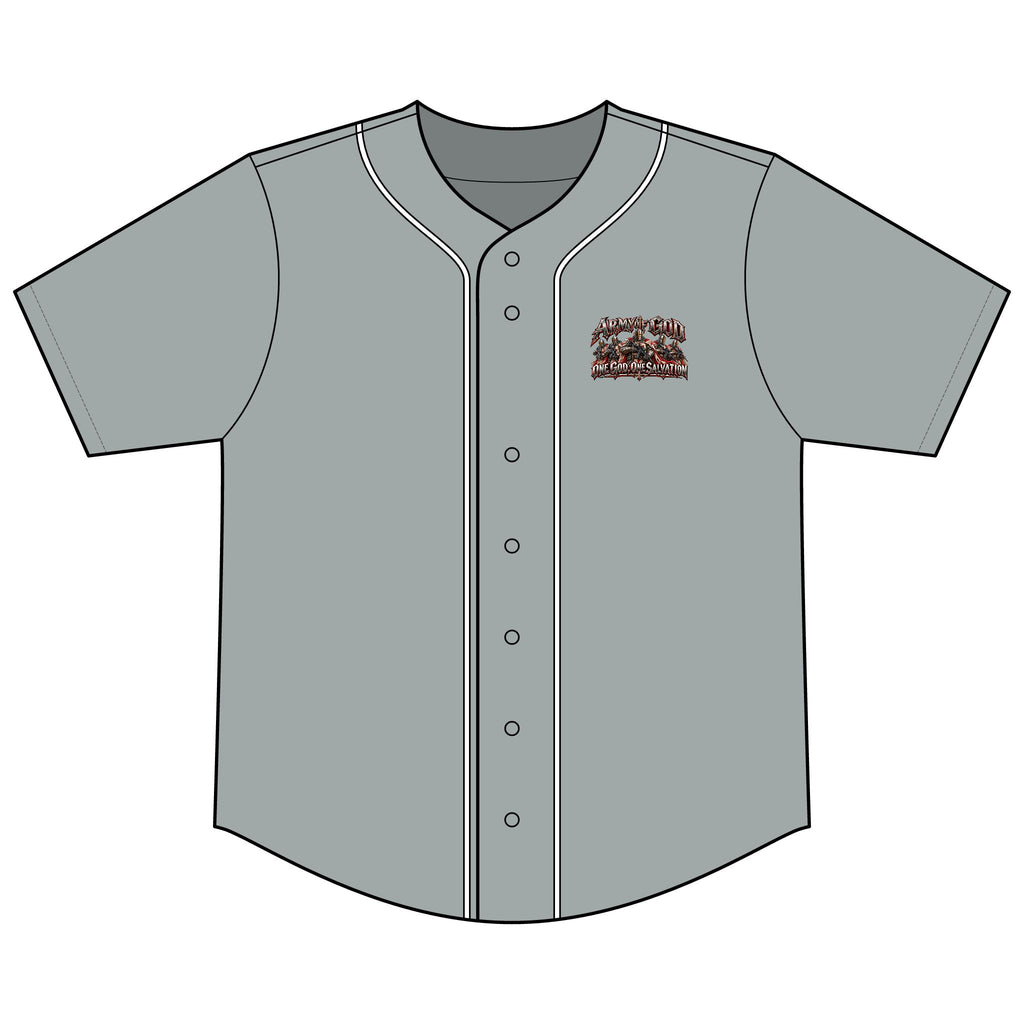 Army of God — Father Forgive Them Baseball Jersey