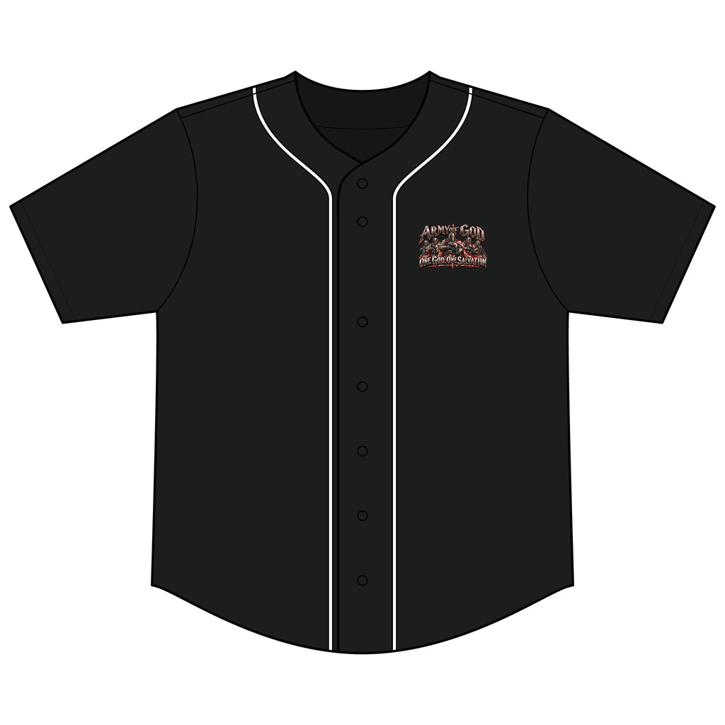 Army of God — Father Forgive Them Baseball Jersey