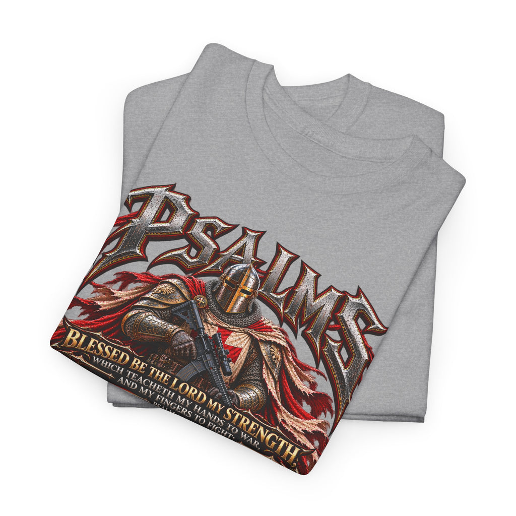 Psalm 144 Christian Warrior T-Shirt