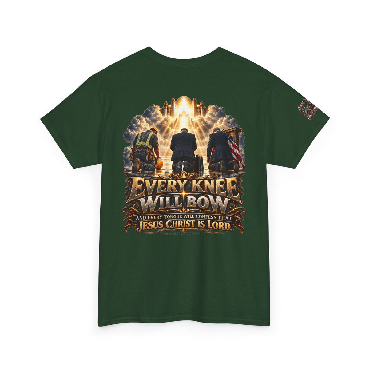 Every Knee Will Bow Christian T-Shirt