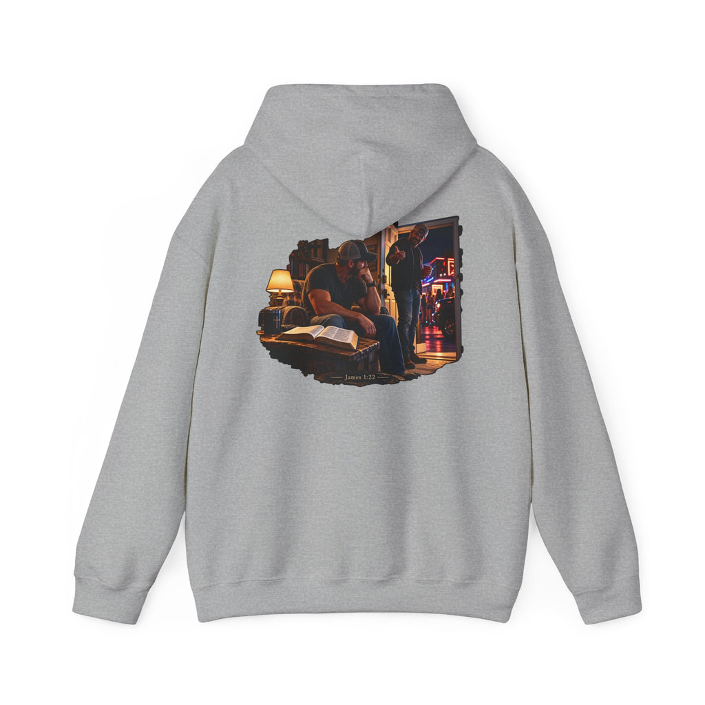 Faith at the Crossroads Christian Graphic Hoodie
