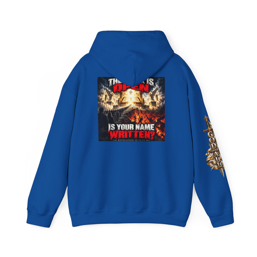 Christian Metal Hoodie - "One God, One Salvation" Graphic Pullover