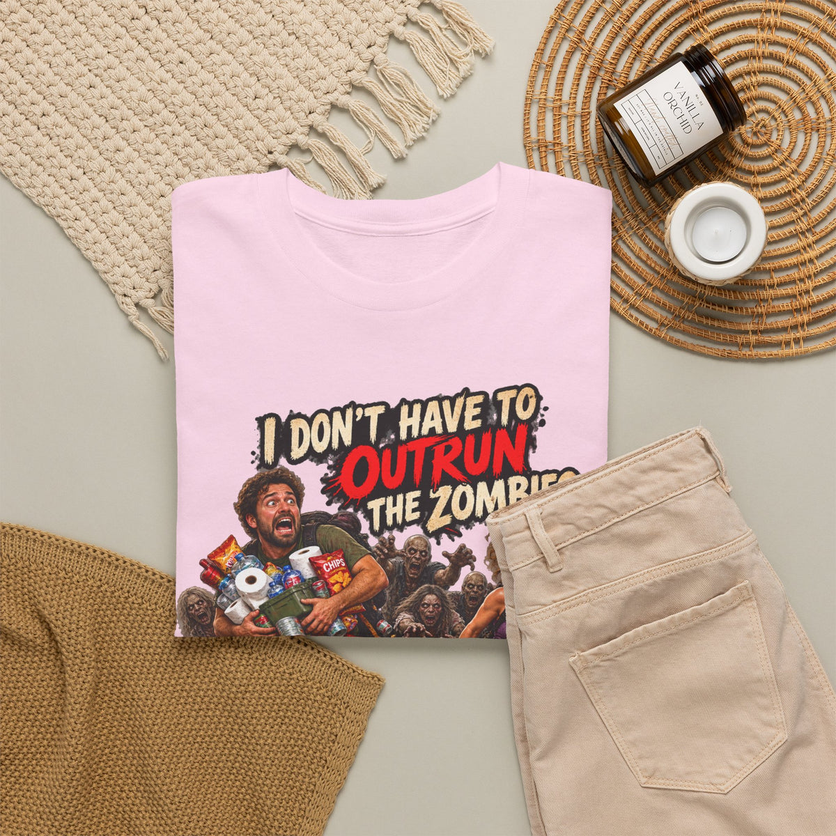 I Don’t Have to Outrun the Zombies, Just You T-Shirt