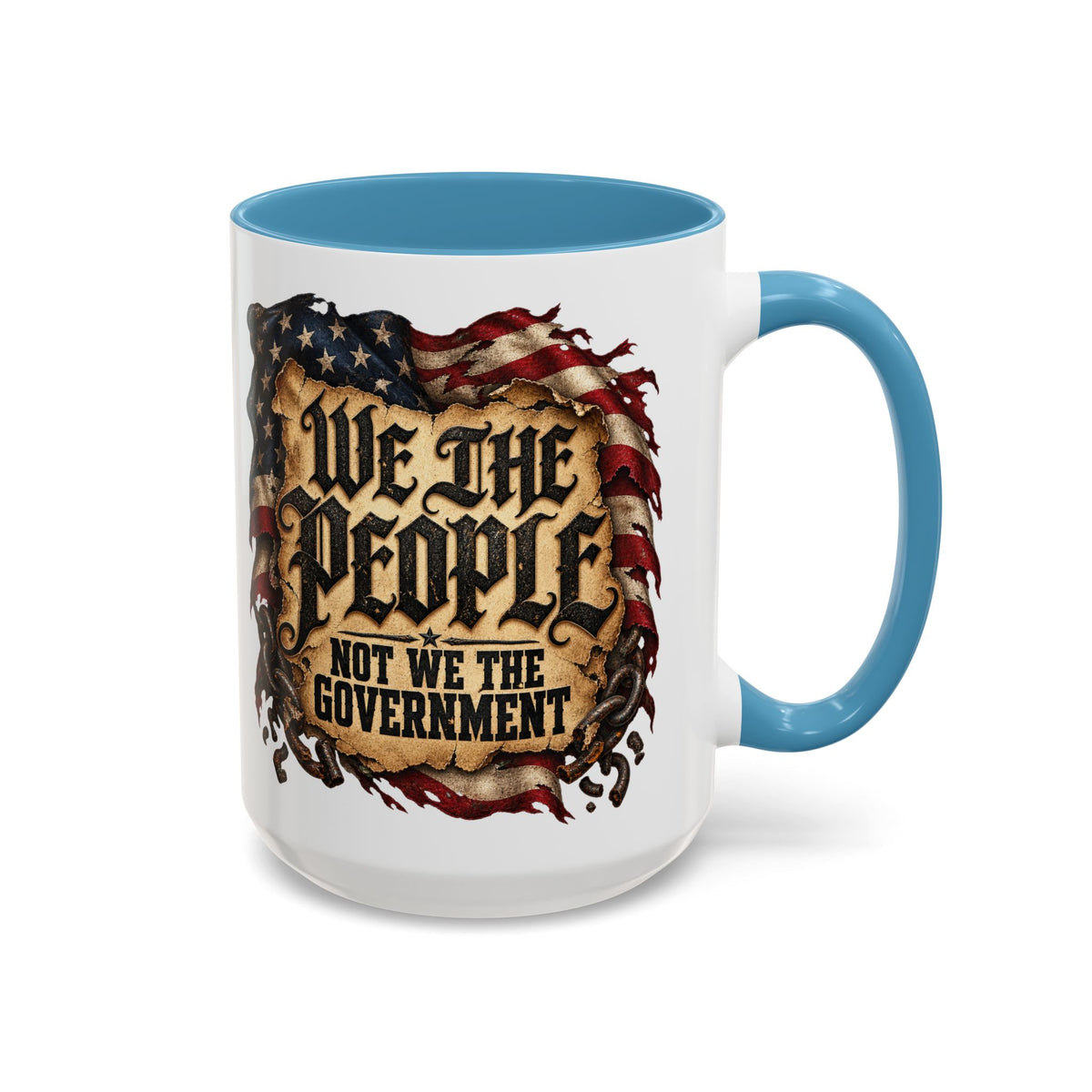We the People Not We the Government Patriotic Coffee Mug