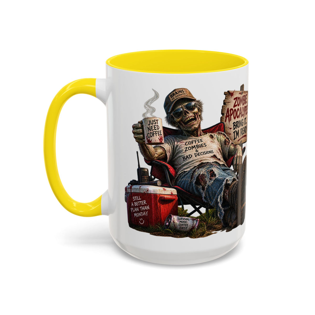 Zombie Apocalypse Survival Checklist Coffee Mug