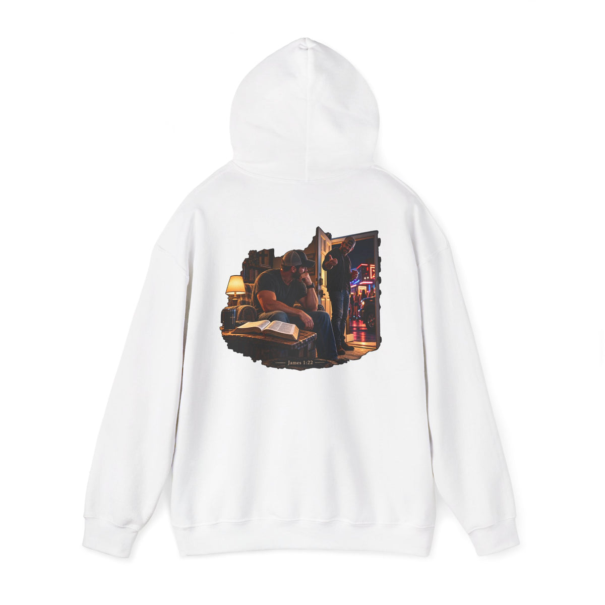 Faith at the Crossroads Christian Graphic Hoodie