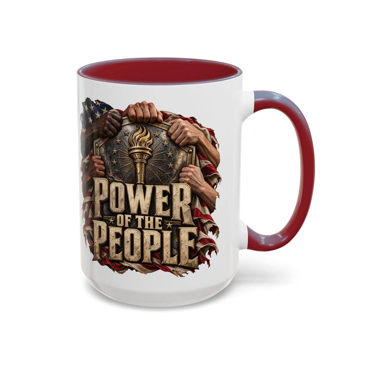 Power of the People Patriotic Coffee Mug