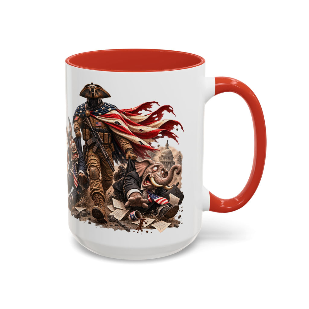 Lieutenant Patriot Political Satire 15oz Coffee Mug