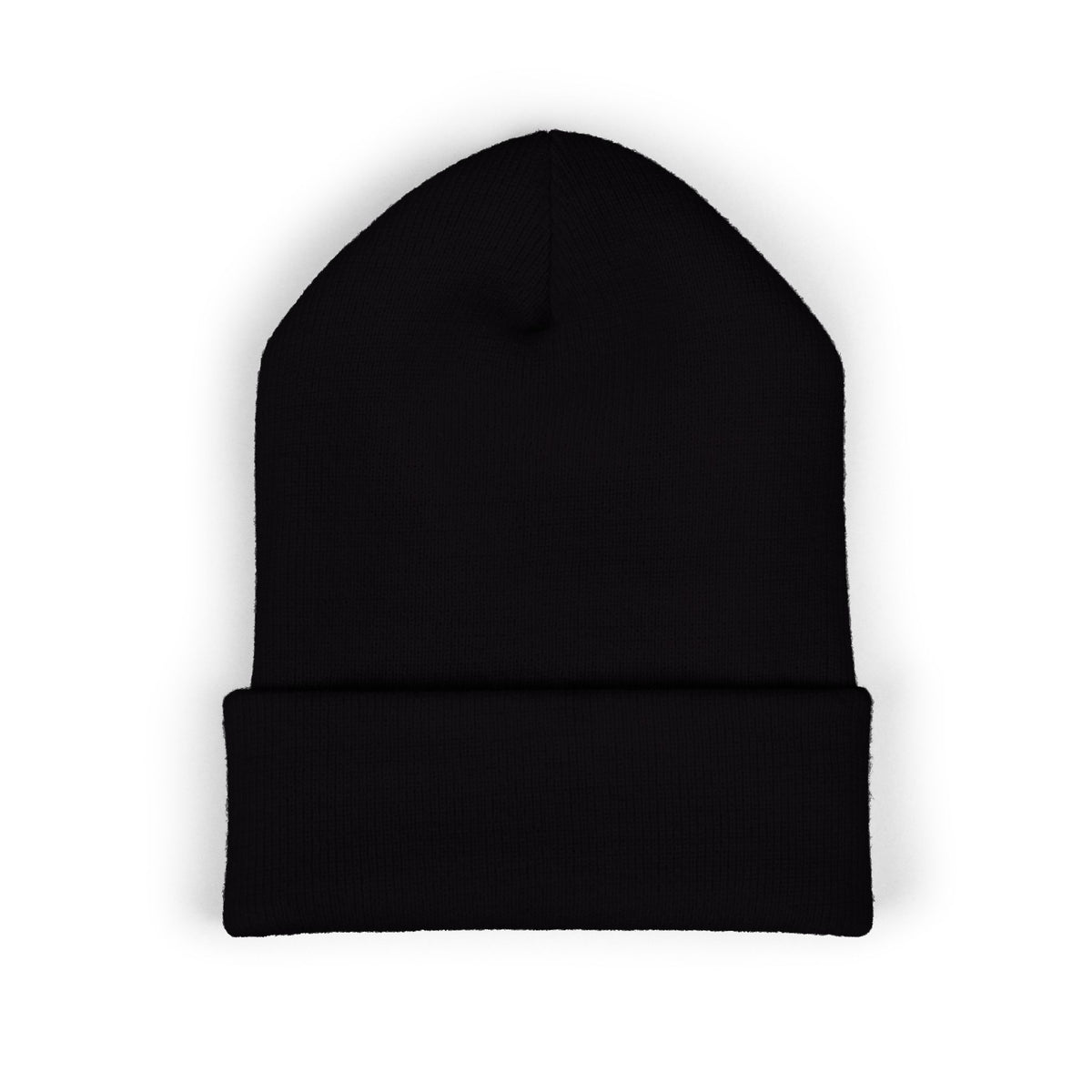 Embroidered 'Love' Script Cuffed Beanie - Classic Knit Winter Hat