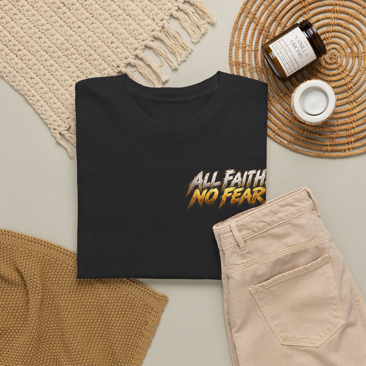 All Faith No Fear Jesus Graphic Tee