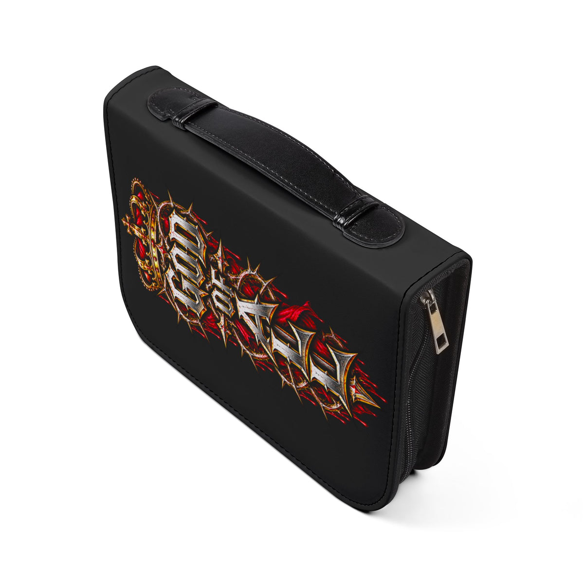 Armored Warriors One God One Salvation Bible Cover | God of All Crown Design