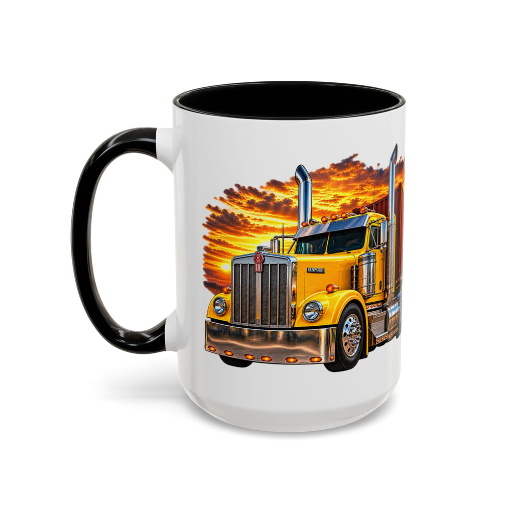 Keep On Truckin’ Semi-Truck 15oz Coffee Mug
