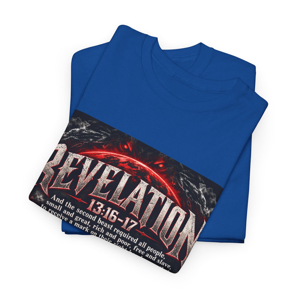 Revelation 13:16-17 Christian Apocalypse Graphic T-Shirt