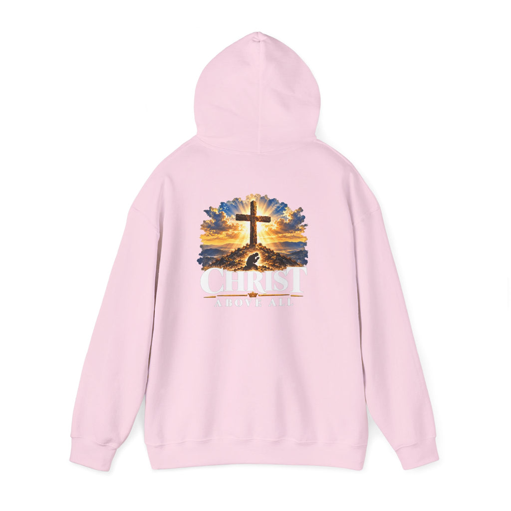Christian Cross Sunset Faith Hoodie