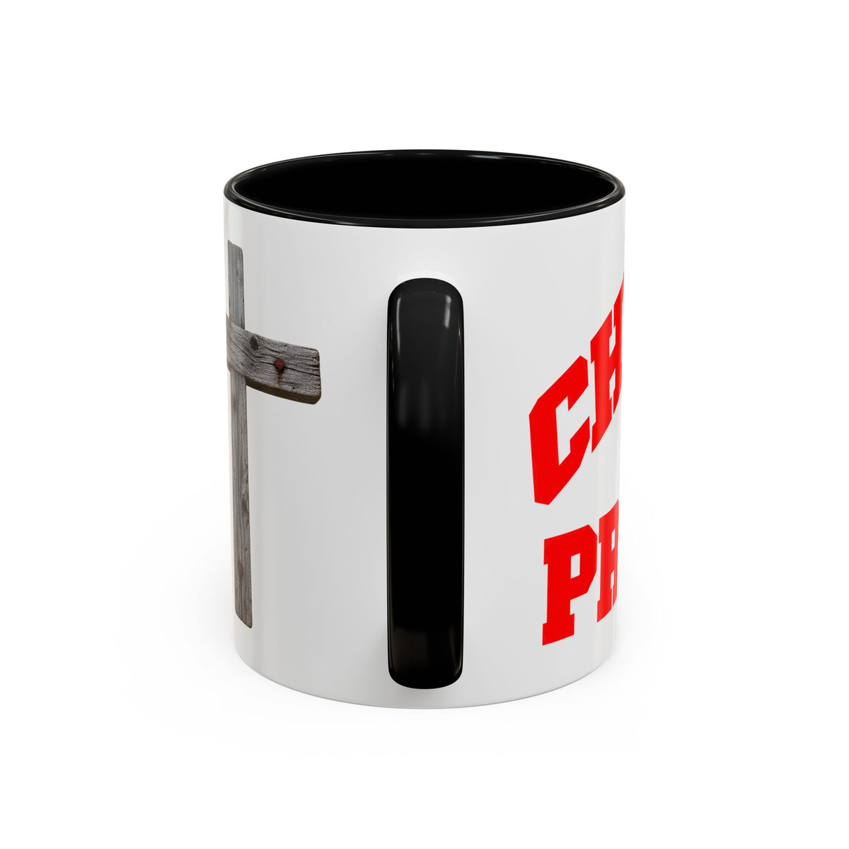 Christian “Christian in Progress” Cross Coffee Mug